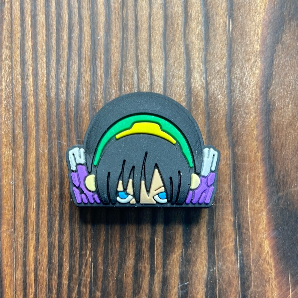 Avatar Toph Beifong crocs shoe charm jibbitz